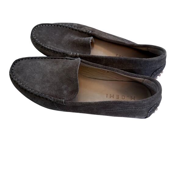 M. Gemi The Felize Brown Gray Suede Driving Loafers Size 37 US 6.5 - Picture 3 of 5